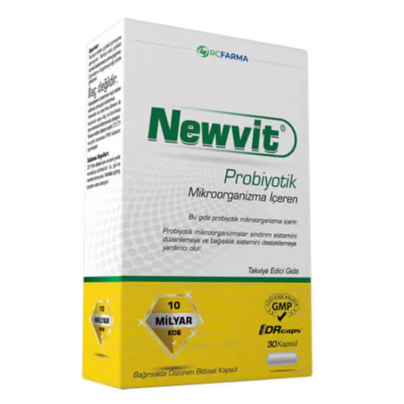 NEWVİT PROBİOTİK 10MİLYAR BAKTERİ