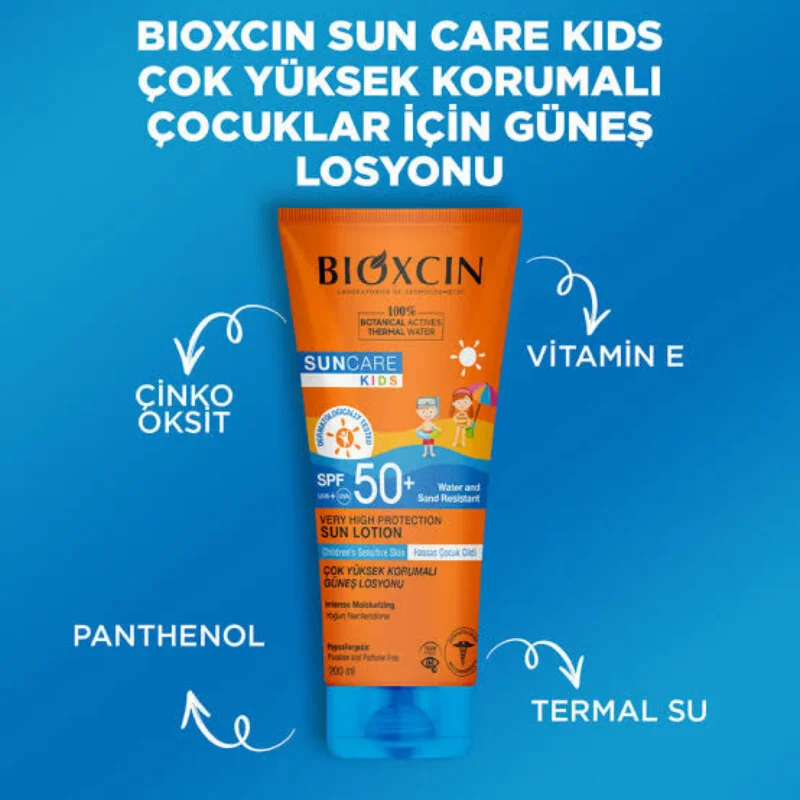 BİOXCİN SUN CARE KİDS LOSYON 50 SPF