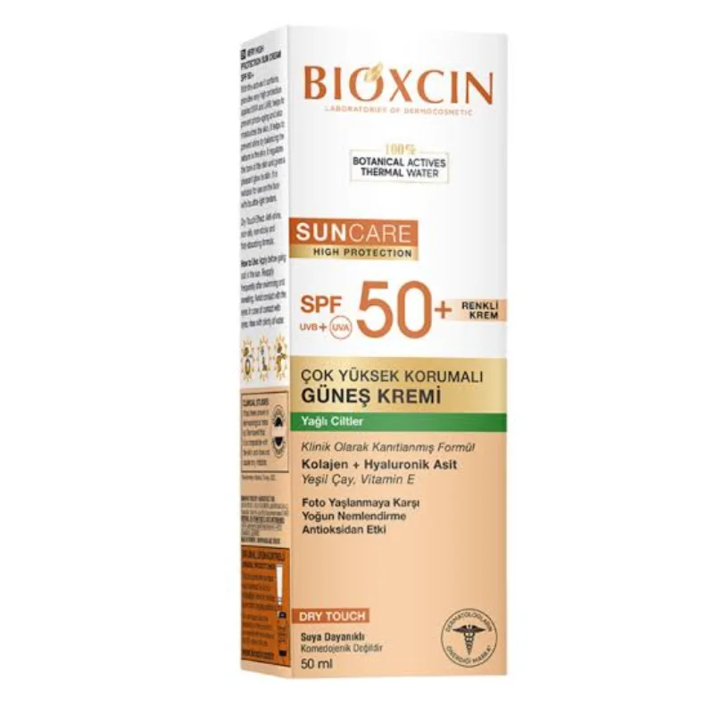 BİOXCİN SUN CARE RENKLİ YÜKSEK KORUMA YAĞLI CİLT