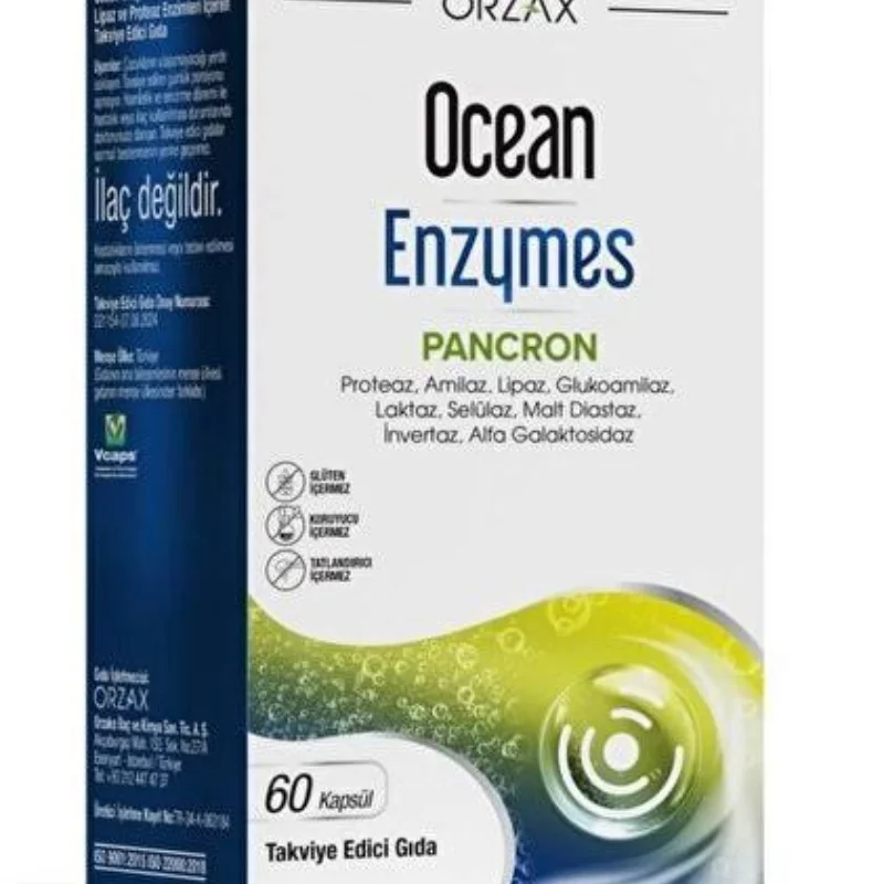 Ocean Enzymes Pancron 60 Kapsül