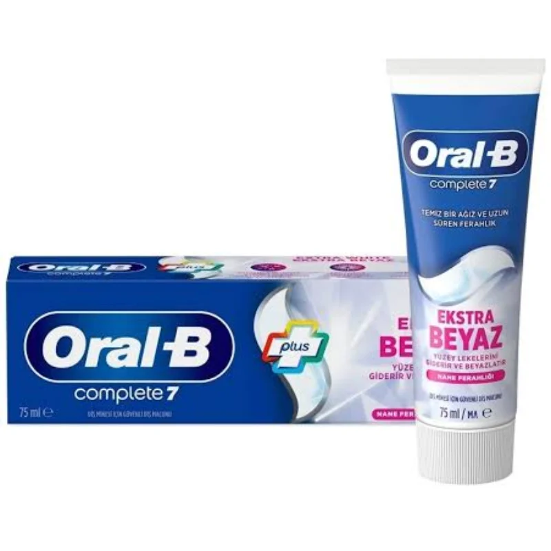 Oral-B Complete 7 Ekstra Beyaz 1+1 75Ml