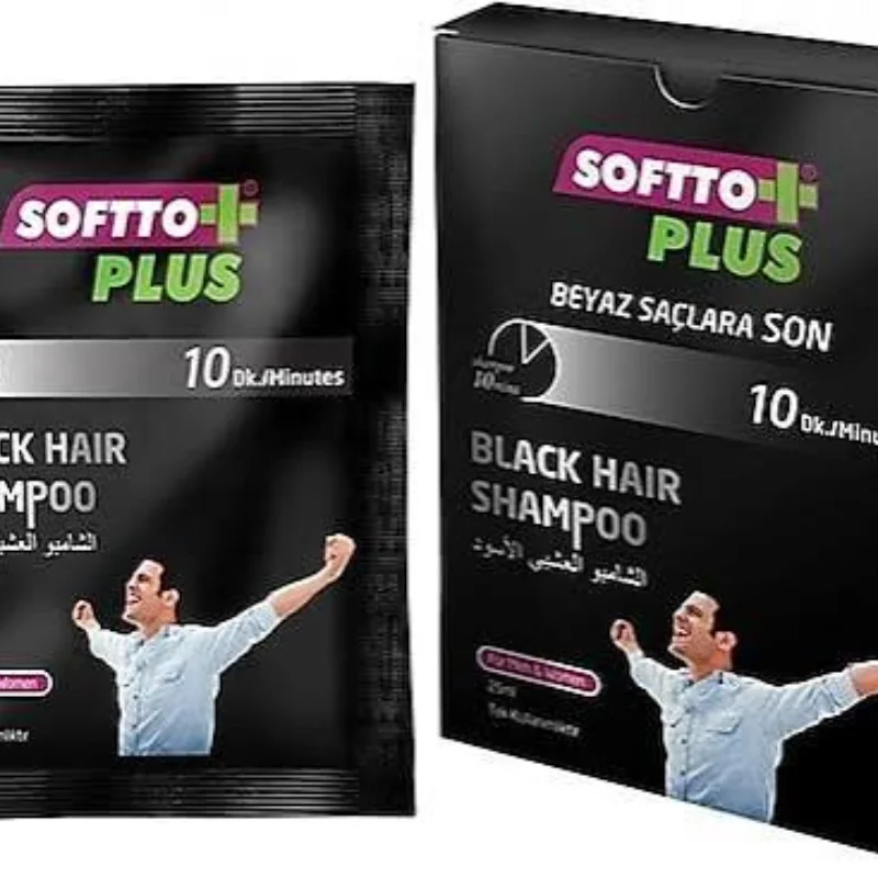 SOFTTO PLUS SİYAH SAÇ ŞAMPUANI TEKLİ