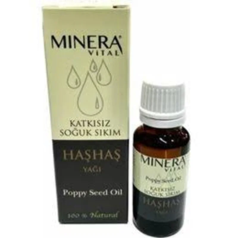 MİNERA VİTAL HAŞHAŞ YAĞI 20 ML.